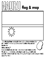 Nauru coloring page