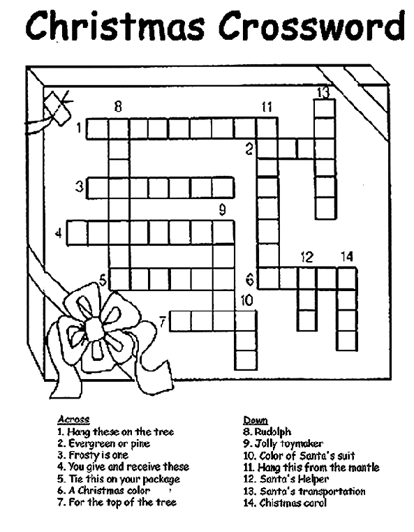 Christmas Crossword Free Printable For Adults christmas-crossword-free-printable-for-adults
