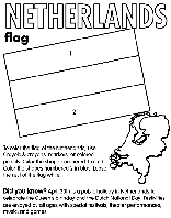 Netherlands coloring page