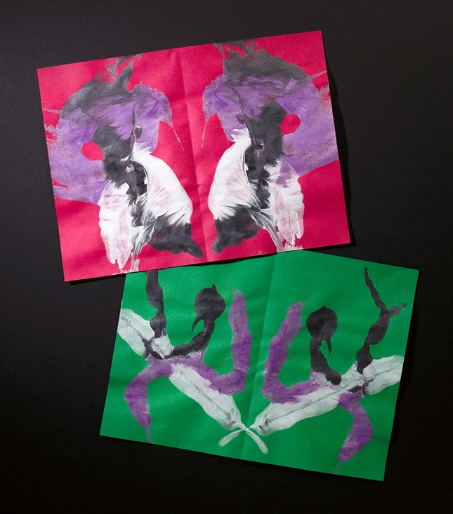 Double-the-Design Yarn Paintings! lesson plan