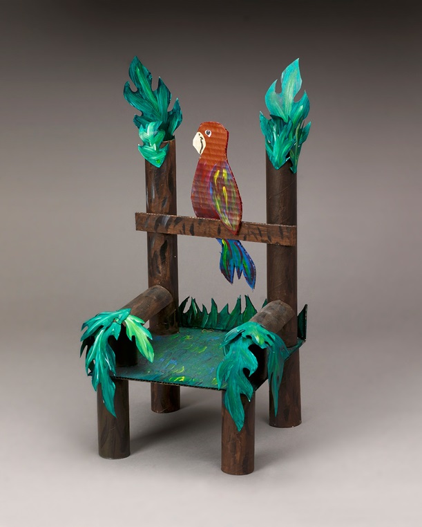 Perched Parrot Decorative Chair lesson plan