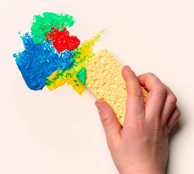 Mix-It-Up Sponge Painting lesson plan