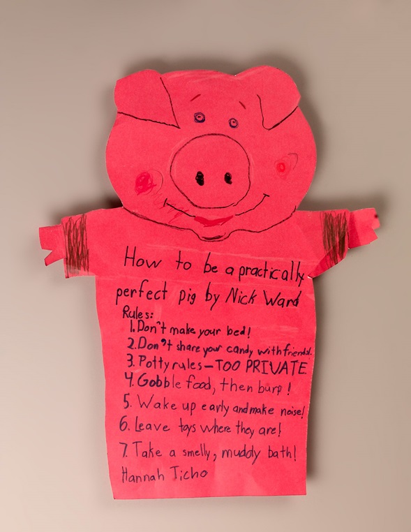 Perfect Pig Book Reports lesson plan