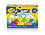 6 ct. Assorted Color Washable Paint