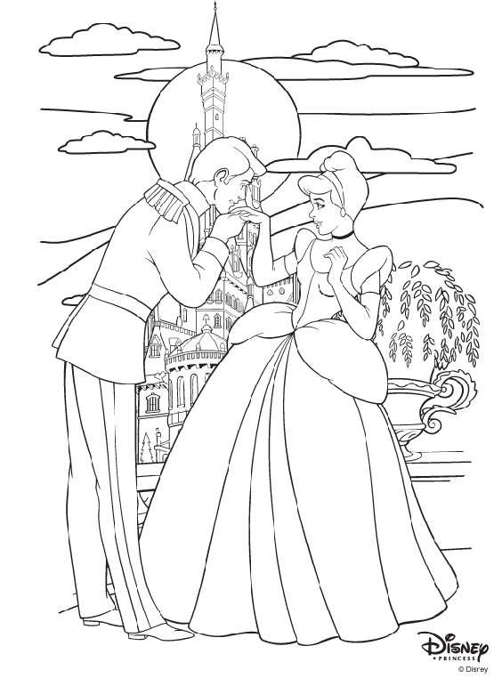 princess cinderella coloring pages games for girls - photo #23