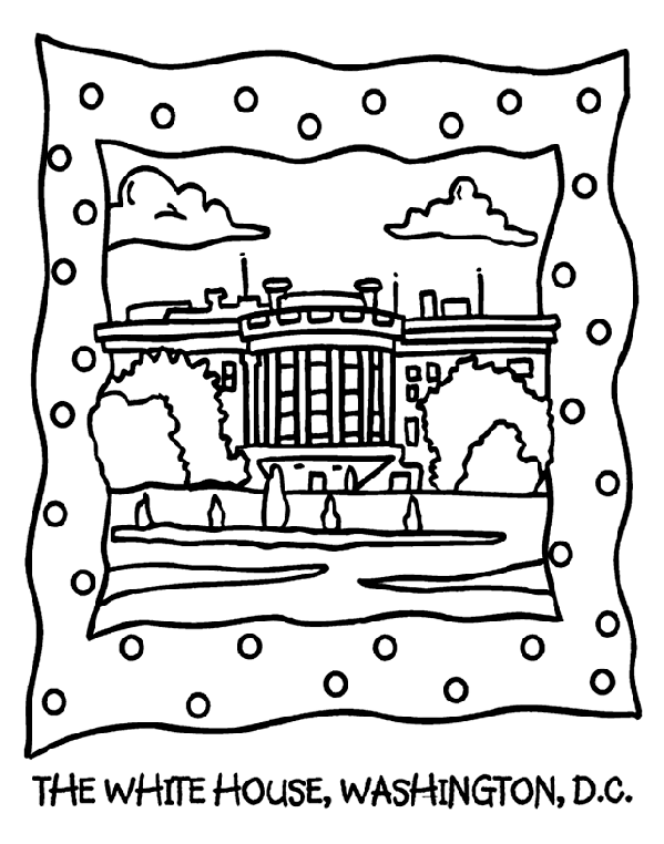 Printable Pictures Of The White House The White House crayolacouk