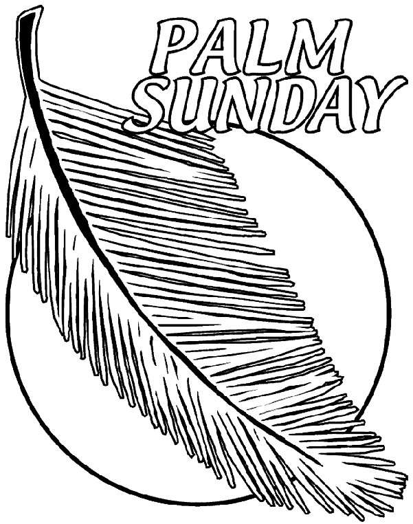 palm sunday coloring pages christian - photo #21