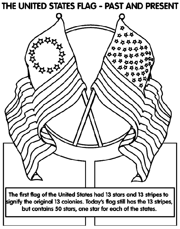 u s flag coloring pages - photo #39