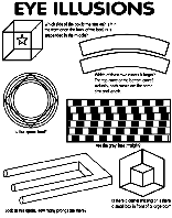 Eye Illusions coloring page