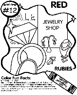 No.12 Red coloring page
