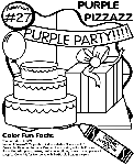 No.27 Purple Pizzazz coloring page