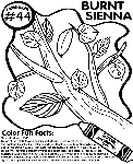 No.44 Burnt Sienna coloring page