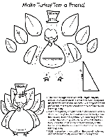 Turkey Craft coloring page