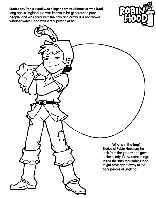 Robin Hood 2 coloring page