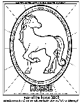 Chinese New Year - Year of the Horse coloring page
