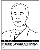 Canadian Prime Minister Meighen coloring page