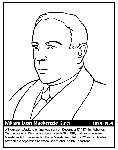Canadian Prime Minister King coloring page