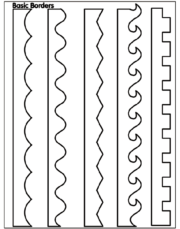 Borders 1 coloring page