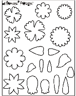 Flower Power 2 coloring page