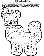 Latino Luminary 3 coloring page