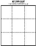My Own Quilt coloring page