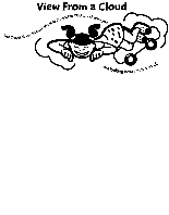 View From a Cloud coloring page