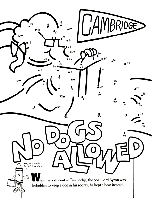 No Dogs Allowed coloring page