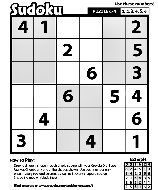 Sudoku C-4 coloring page