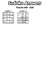 Answers A19-A20 coloring page