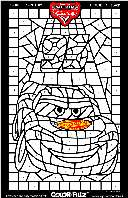 Disney Cars Mosaic coloring page