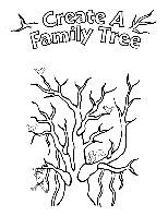 Family Tree coloring page