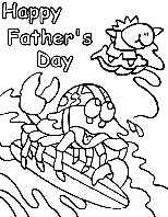Father&#39;s Day - Fun coloring page