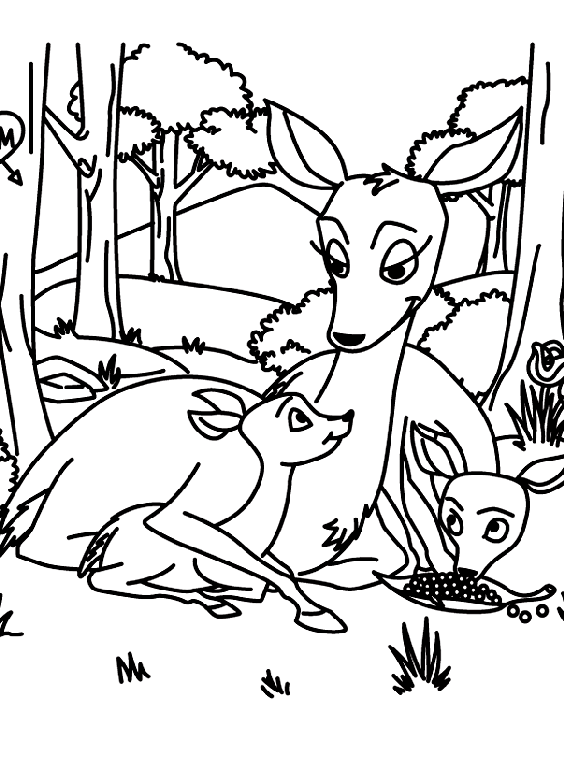 A Mother's Love coloring page