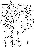 Gobble, Gobble coloring page