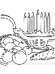 A Kwanzaa Feast coloring page