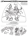 Jammin' Concert coloring page