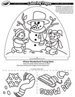 Winter Wonderland coloring page