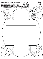 Make an Easter Basket coloring page