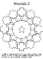 Mandala 2 coloring page