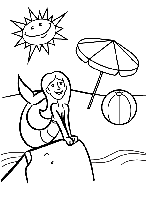 Caribbean Theme 3 coloring page