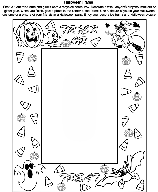 Halloween Frame coloring page