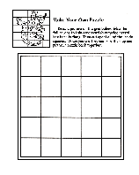Make Your Own Puzzle coloring page