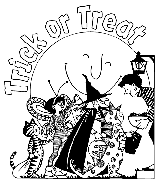 Treat Kids to Fun coloring page