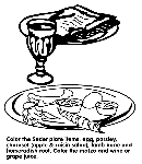 Seder Plate coloring page