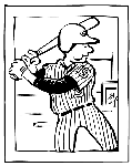 Baseball - Batter Up coloring page