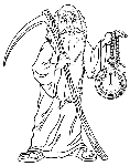 New Year's Father Time coloring page