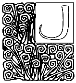 Alphabet Garden J coloring page