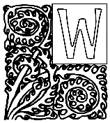 Alphabet Garden W coloring page