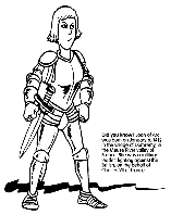 Joan of Arc coloring page
