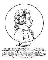 Wolfgang Amadeus Mozart coloring page